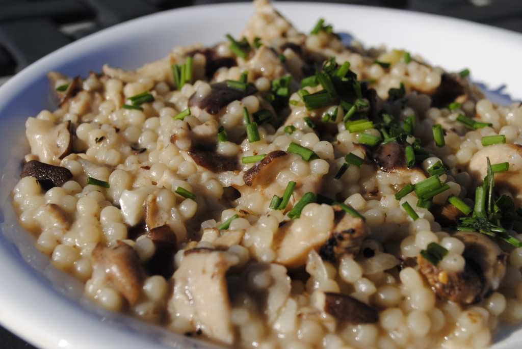 mushroom risotto